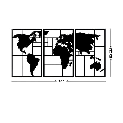 World Map Wall Art