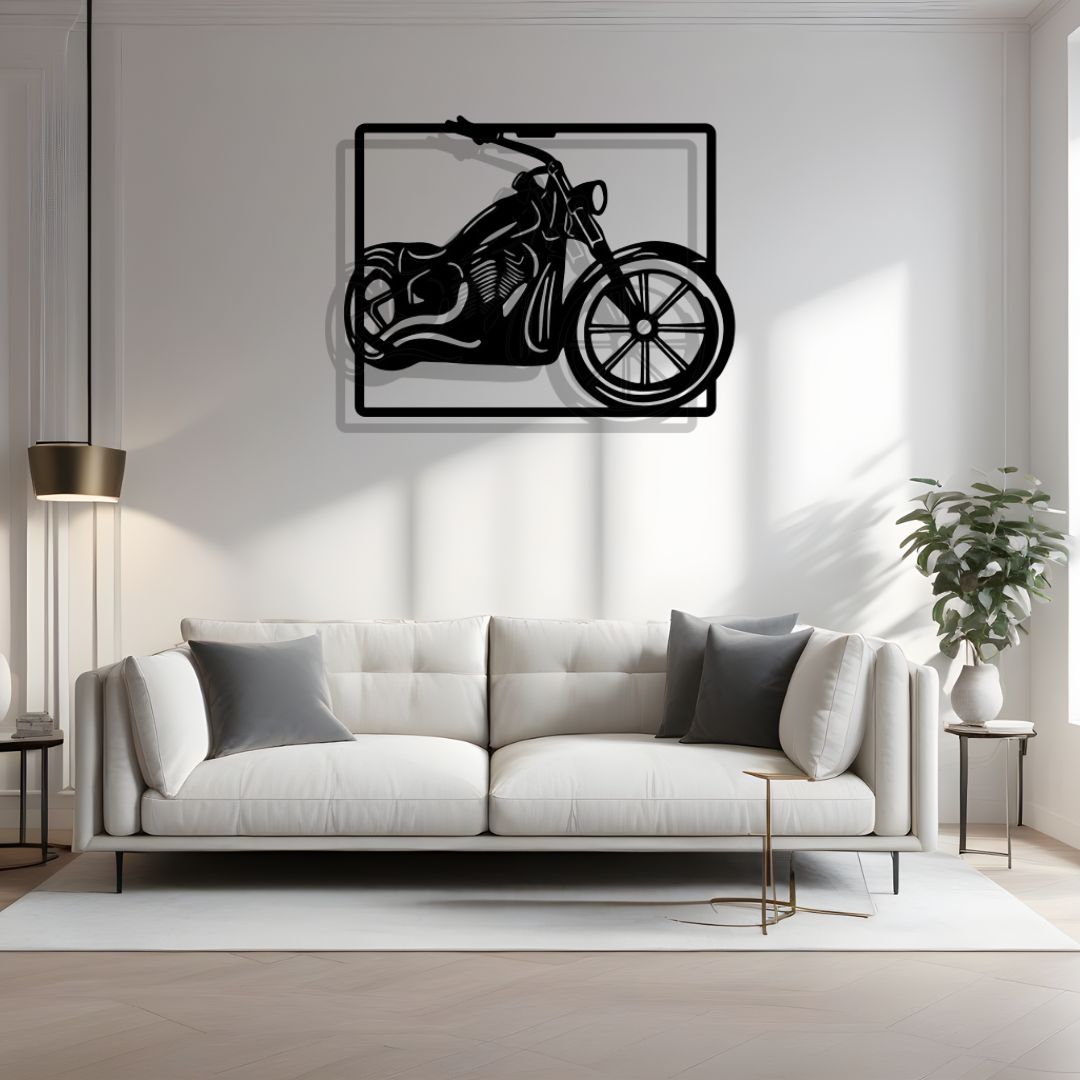 Harley Davidson Wall Art | Wall Decoration | (15X25 INCH)