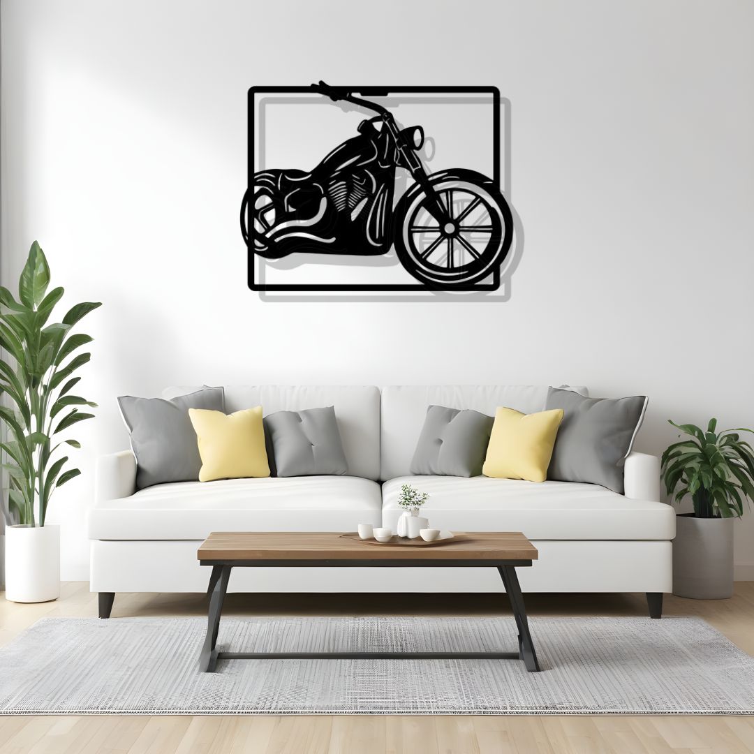 Harley Davidson Wall Art | Wall Decoration | (15X25 INCH)