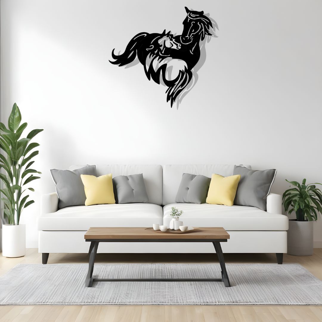 Horse Wall Art | Wall Decoration | (25X25 INCH)