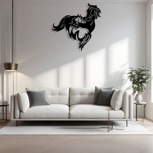 Horse Wall Art | Wall Decoration | (25X25 INCH)