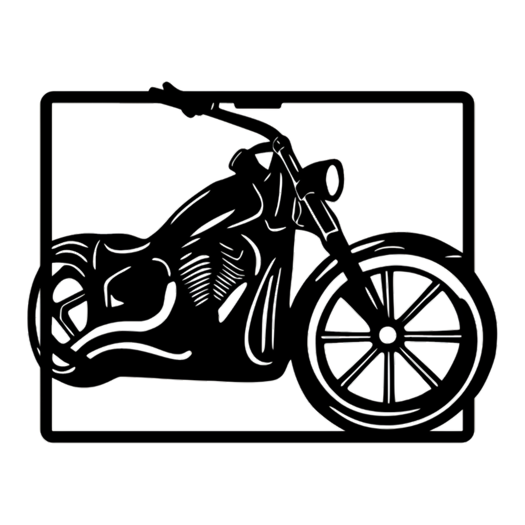 Harley Davidson Wall Art | Wall Decoration | (15X25 INCH)