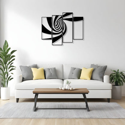 Swirl Panel Wall  Wall Art