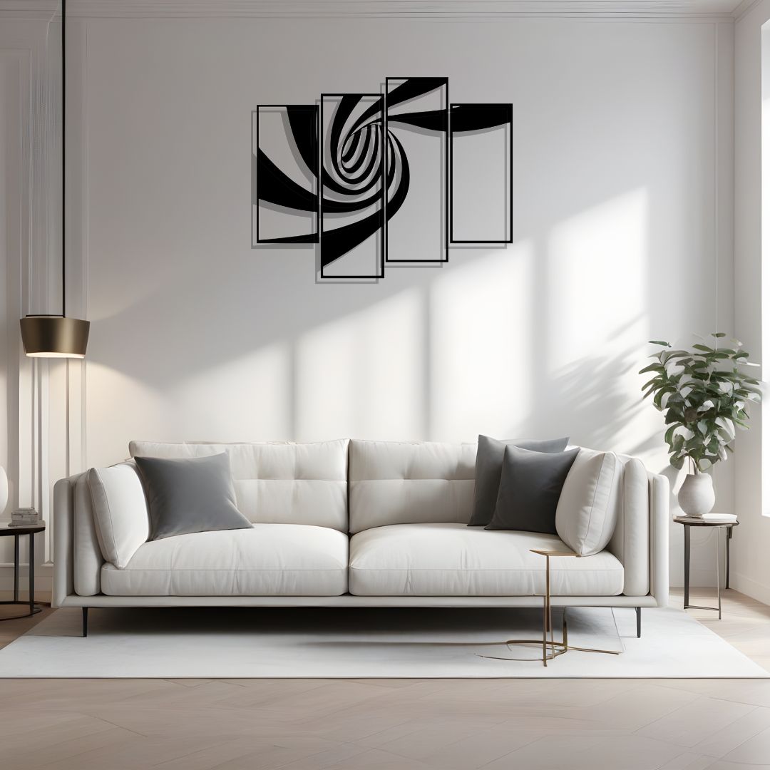 Swirl Panel Wall  Wall Art