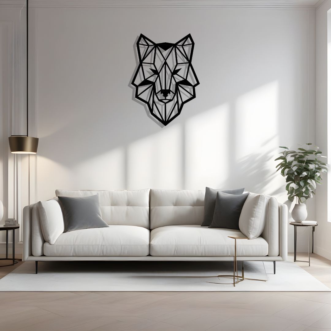 Wolf Geometric Wall Art