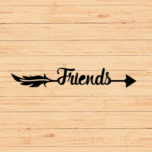 Friends Arrow Sign Wall Decor