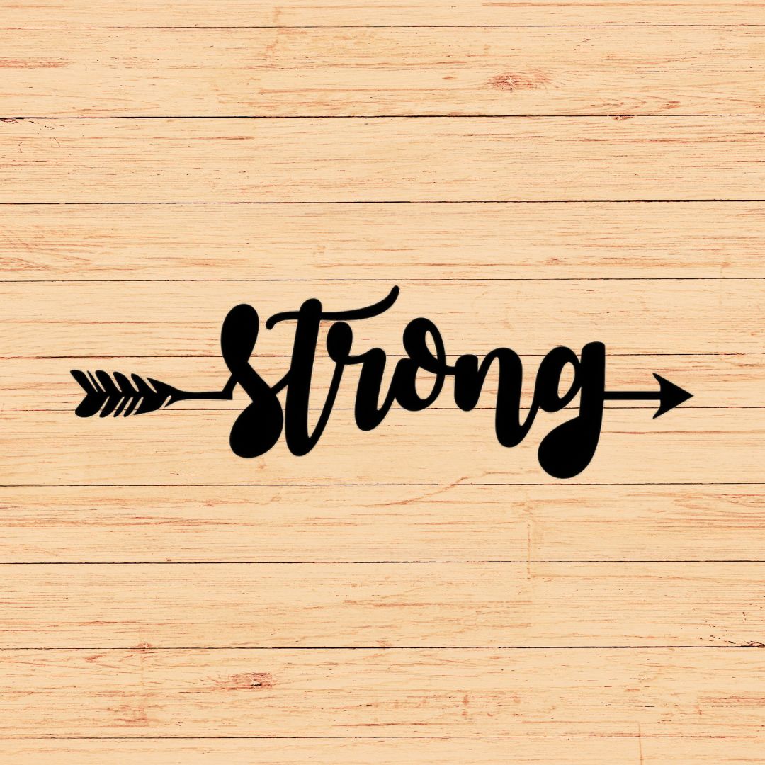 Strong Arrow Sign Wall Decor