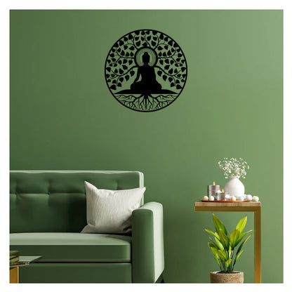 buddha Metal Art | (25X25 INCH)