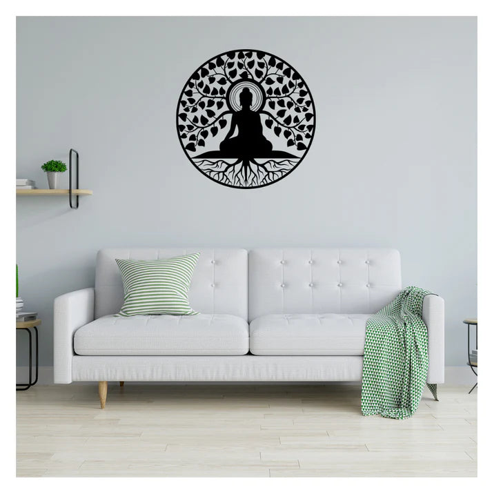 buddha Metal Art | (25X25 INCH)