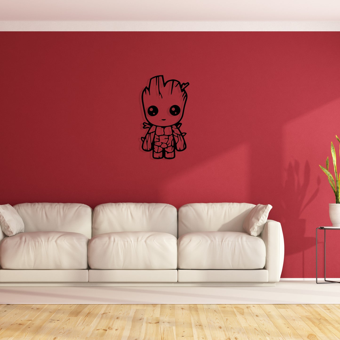 Groot Metal Wall Art | Wall Decoration | (12X28 INCH)