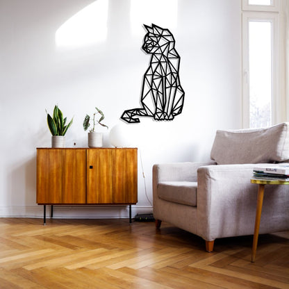 Cat Wall Art | Wall Decoration | (12X25 INCH)